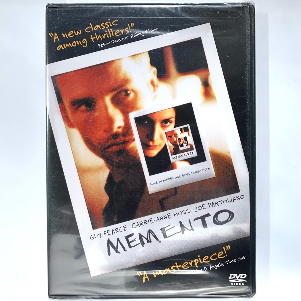 Memento DVD NEW Guy Pearce Carrie-Anne Moss Joe Pantoliano 043396065987 Thriller